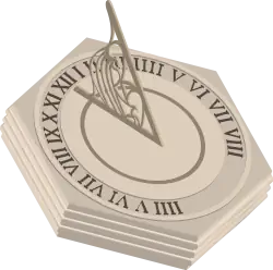 Un ancien cadran solaire