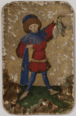 Ober des canards du jeu de chasse de Stuttgart, 1429 ; actuellement au Landesmuseum Württemberg, Stuttgart (Allemagne). Licence : Creative Commons Attribution 4.0 International (CC BY 4.0). © Landesmuseum Württemberg, Stuttgart.